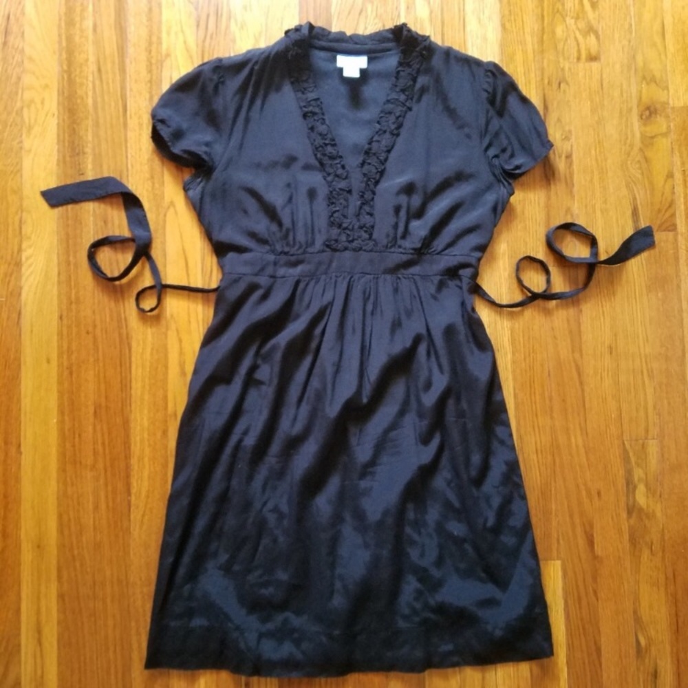 Black Holiday Party Motherhood Maternity Dress